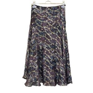 Jigsaw floral maxiskirt, 8, sheer, flowy, iridescent, whimsigoth, lightweight